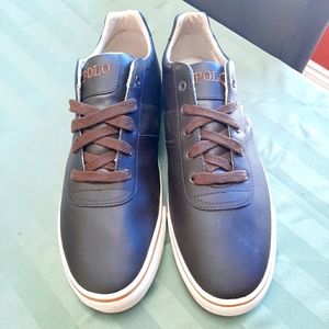 Polo Ralph Lauren Hanford Leather Sneaker …